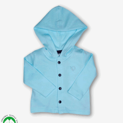 Full sleeve Hoodie with Snap opening.